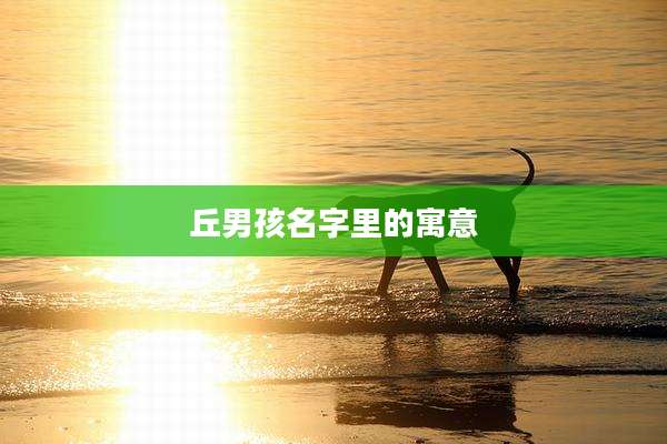 丘男孩名字里的寓意