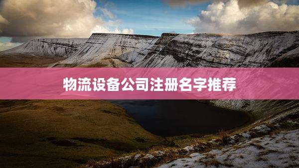 物流设备公司注册名字推荐