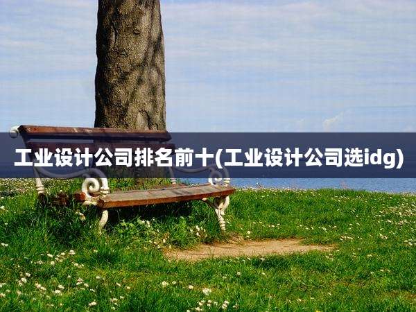 工业设计公司排名前十(工业设计公司选idg)