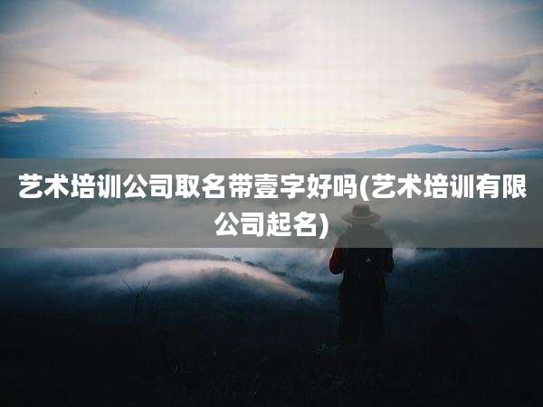 艺术培训公司取名带壹字好吗(艺术培训有限公司起名)