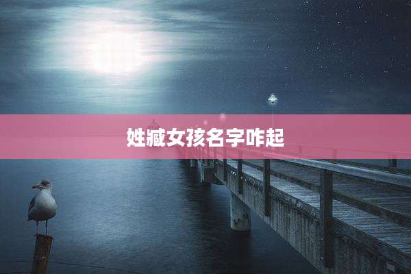 姓臧女孩名字咋起