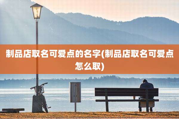 制品店取名可爱点的名字(制品店取名可爱点怎么取)