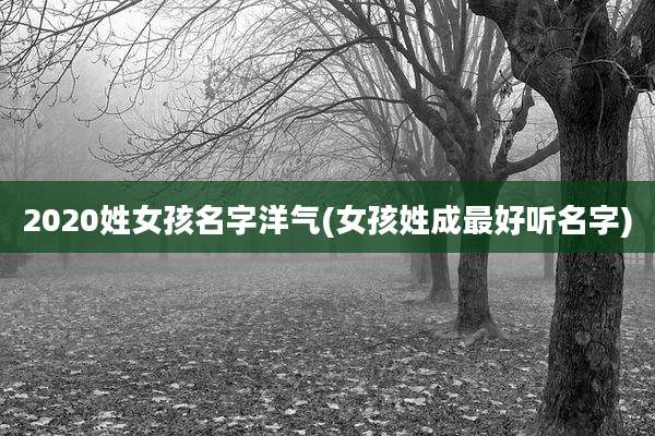 2020姓女孩名字洋气(女孩姓成最好听名字)