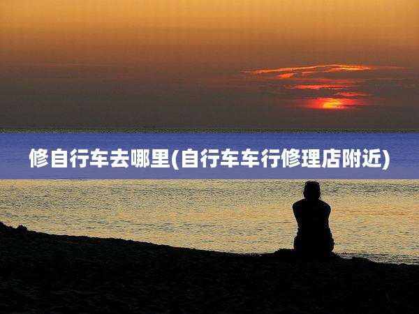 修自行车去哪里(自行车车行修理店附近)