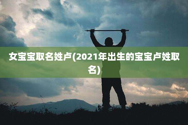 女宝宝取名姓卢(2021年出生的宝宝卢姓取名)