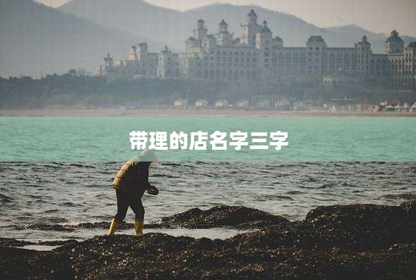 带理的店名字三字