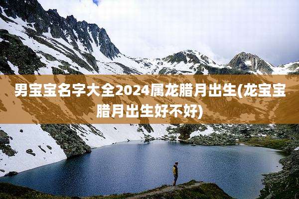 男宝宝名字大全2024属龙腊月出生(龙宝宝腊月出生好不好)