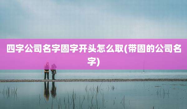 四字公司名字固字开头怎么取(带固的公司名字)