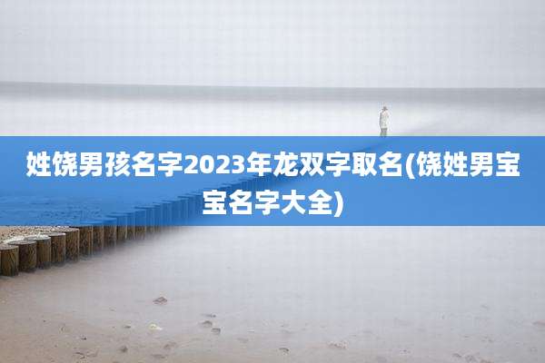 姓饶男孩名字2023年龙双字取名(饶姓男宝宝名字大全)