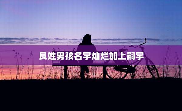 良姓男孩名字灿烂加上嗣字