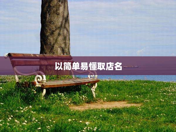 以简单易懂取店名