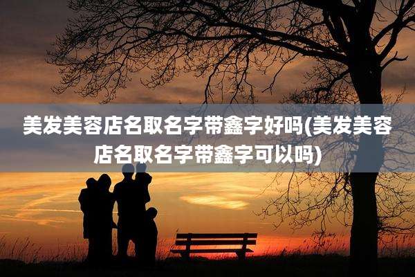 美发美容店名取名字带鑫字好吗(美发美容店名取名字带鑫字可以吗)