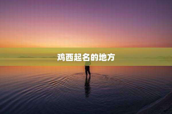鸡西起名的地方