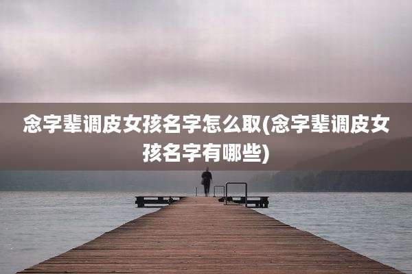 念字辈调皮女孩名字怎么取(念字辈调皮女孩名字有哪些)
