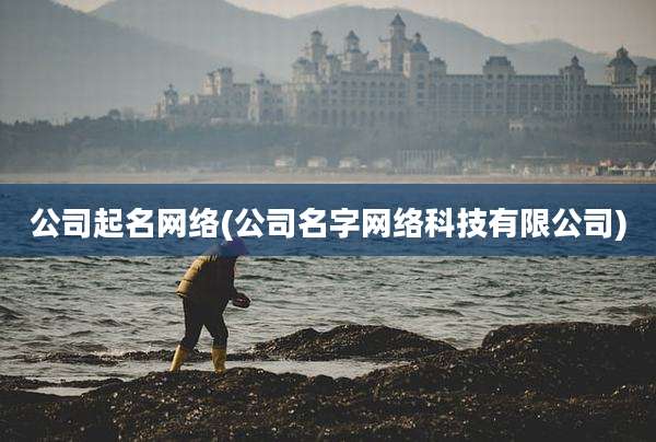 公司起名网络(公司名字网络科技有限公司)