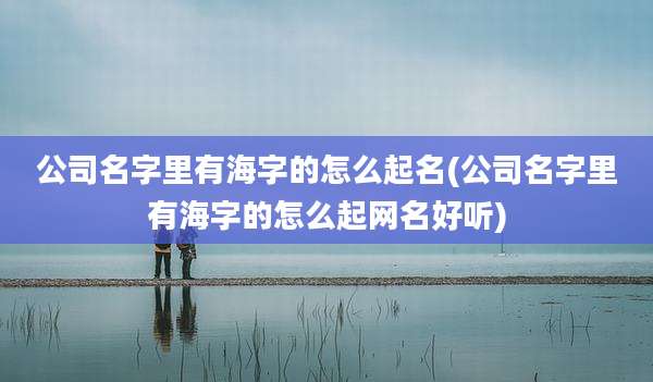 公司名字里有海字的怎么起名(公司名字里有海字的怎么起网名好听)