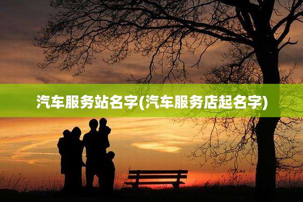 汽车服务站名字(汽车服务店起名字)