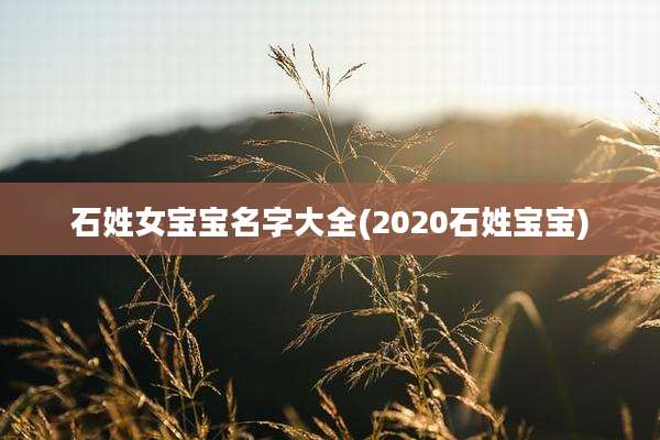 石姓女宝宝名字大全(2020石姓宝宝)