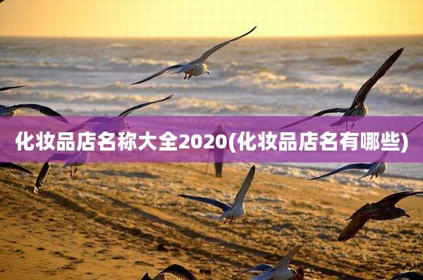 化妆品店名称大全2020(化妆品店名有哪些)