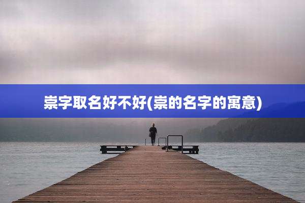 崇字取名好不好(崇的名字的寓意)