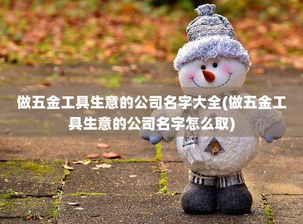 做五金工具生意的公司名字大全(做五金工具生意的公司名字怎么取)