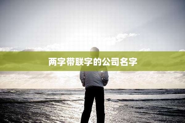 两字带联字的公司名字