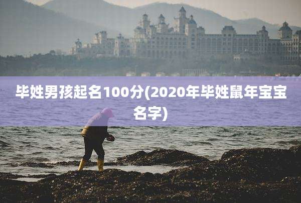 毕姓男孩起名100分(2020年毕姓鼠年宝宝名字)
