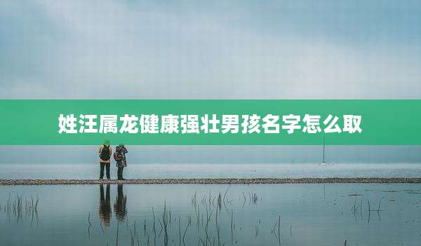 姓汪属龙健康强壮男孩名字怎么取