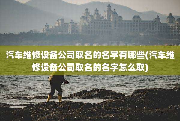 汽车维修设备公司取名的名字有哪些(汽车维修设备公司取名的名字怎么取)