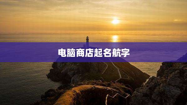 电脑商店起名航字