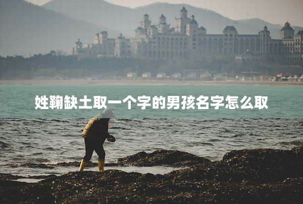 姓鞠缺土取一个字的男孩名字怎么取