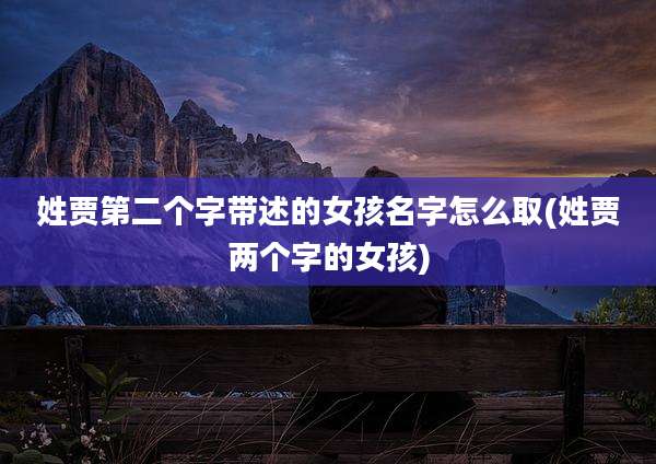 姓贾第二个字带述的女孩名字怎么取(姓贾两个字的女孩)