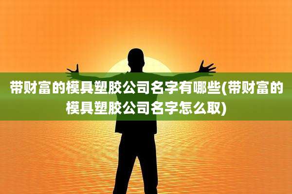 带财富的模具塑胶公司名字有哪些(带财富的模具塑胶公司名字怎么取)