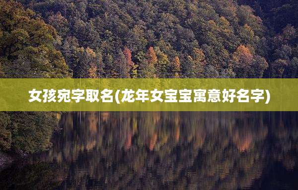 女孩宛字取名(龙年女宝宝寓意好名字)