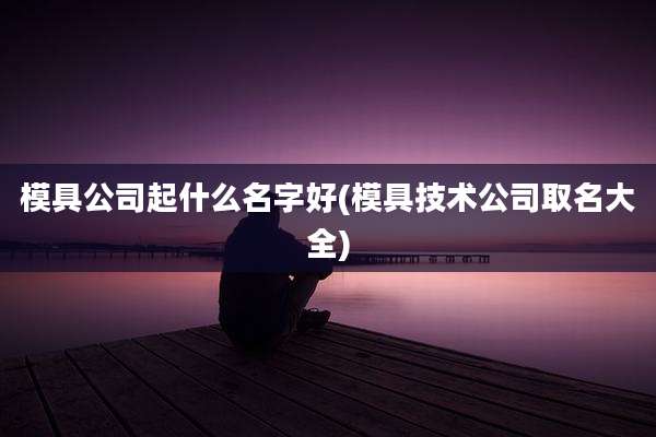 模具公司起什么名字好(模具技术公司取名大全)