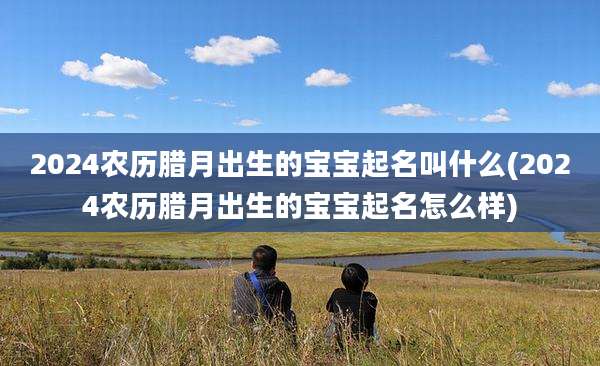 2024农历腊月出生的宝宝起名叫什么(2024农历腊月出生的宝宝起名怎么样)