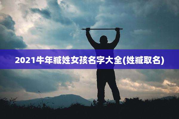 2021牛年臧姓女孩名字大全(姓臧取名)