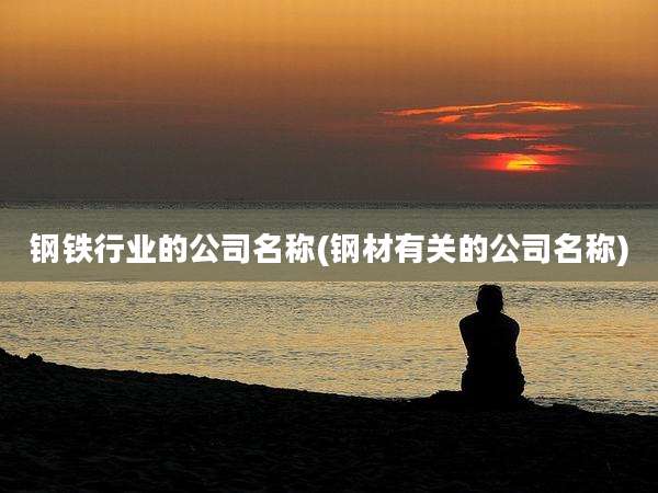 钢铁行业的公司名称(钢材有关的公司名称)