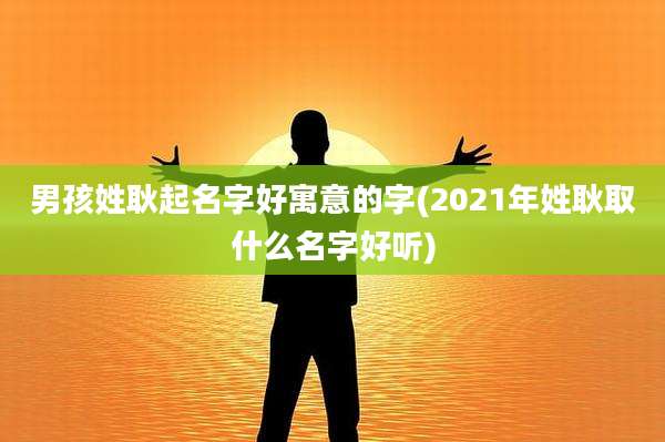 男孩姓耿起名字好寓意的字(2021年姓耿取什么名字好听)