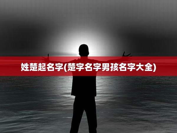 姓楚起名字(楚字名字男孩名字大全)