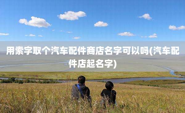 用索字取个汽车配件商店名字可以吗(汽车配件店起名字)