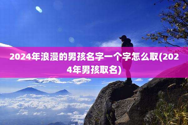 2024年浪漫的男孩名字一个字怎么取(2024年男孩取名)