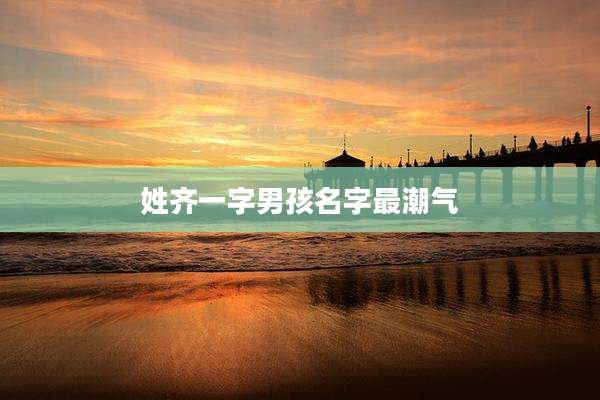 姓齐一字男孩名字最潮气