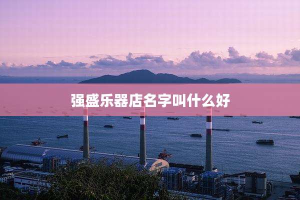 强盛乐器店名字叫什么好