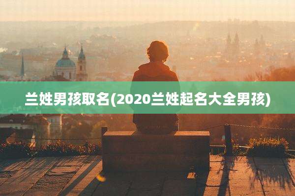 兰姓男孩取名(2020兰姓起名大全男孩)