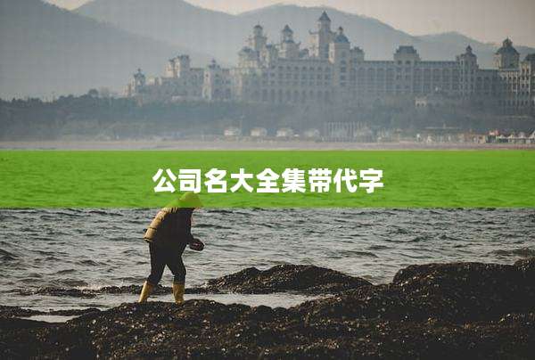 公司名大全集带代字