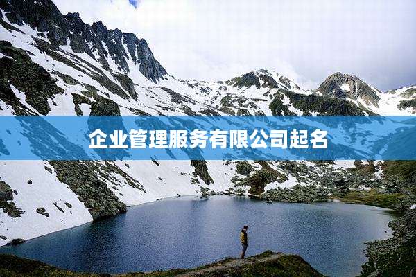 企业管理服务有限公司起名