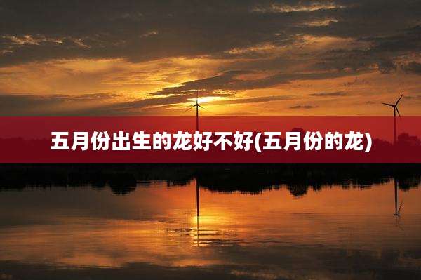 五月份出生的龙好不好(五月份的龙)