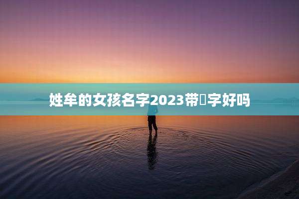 姓牟的女孩名字2023带瑄字好吗