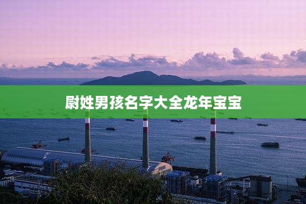 尉姓男孩名字大全龙年宝宝